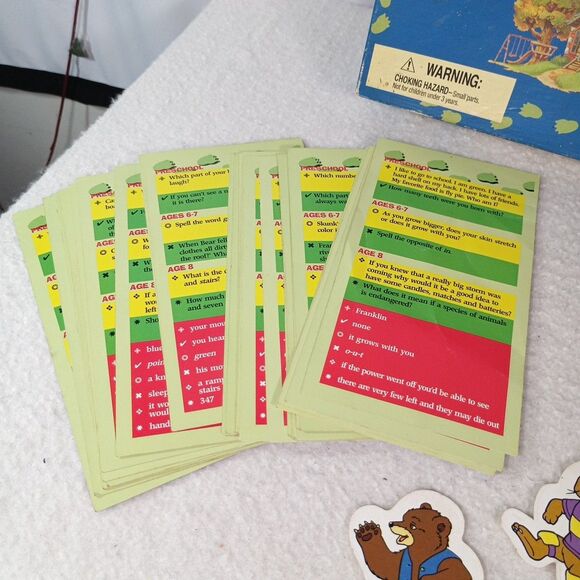 Franklin Goes to School Board Game Pressman 1998 Preschool Kids Fun - Picture 15 of 16